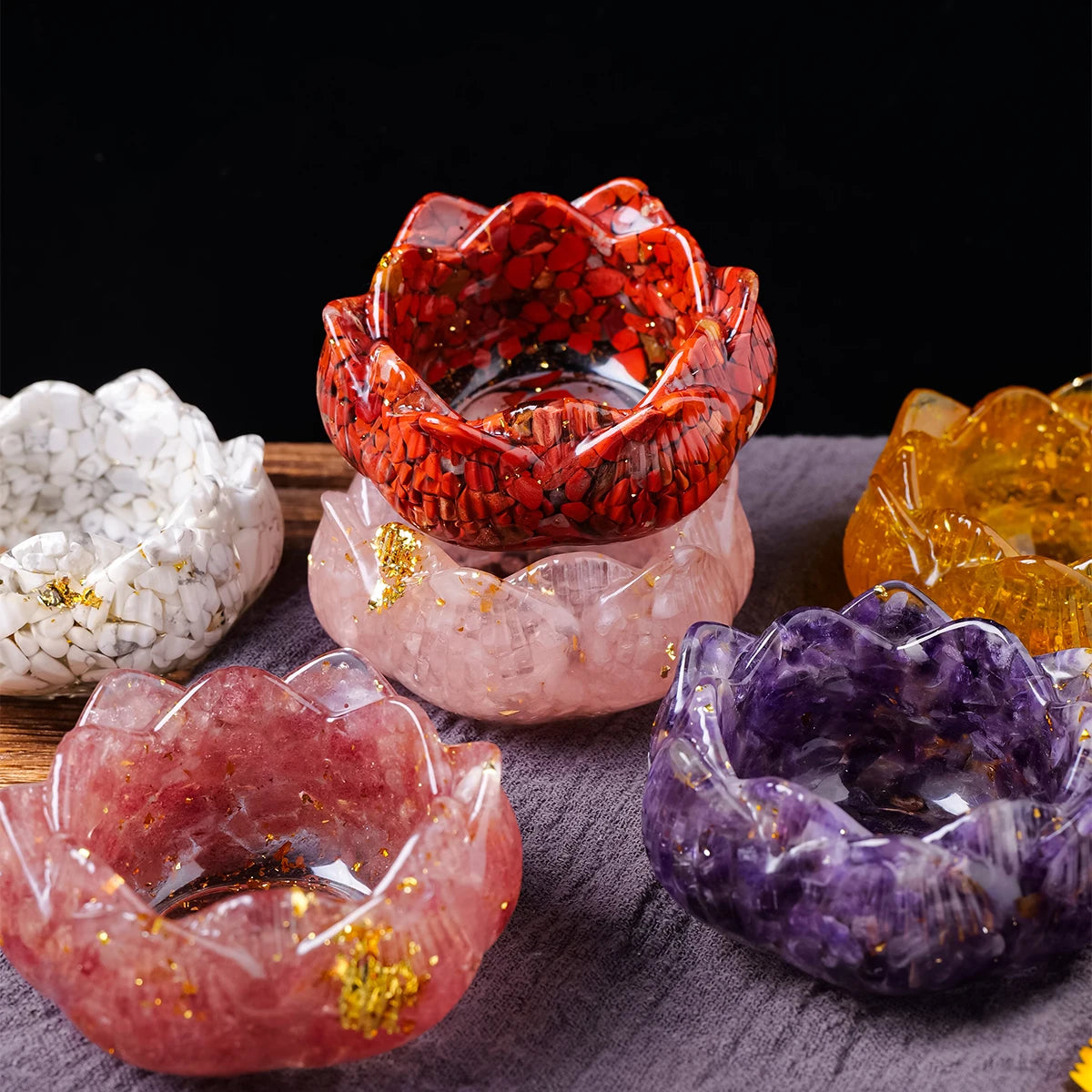 Natural Crystal Candle Base - Milmar